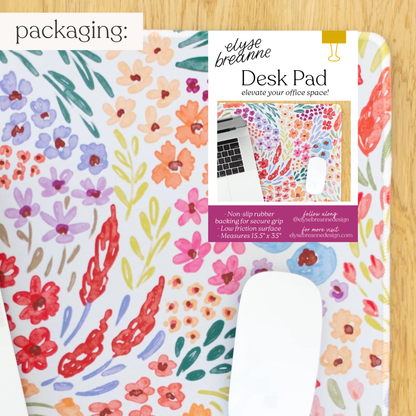 Countryside Blooms Desk Pad