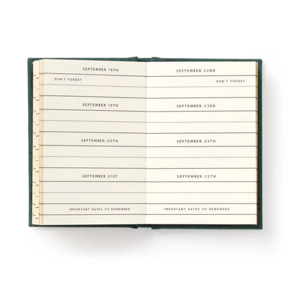 Dates People Get Mad if I forget Tiny Diary