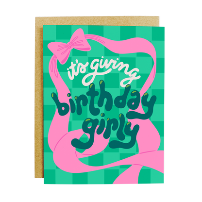 Birthday Girly Card