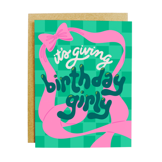 Birthday Girly Card