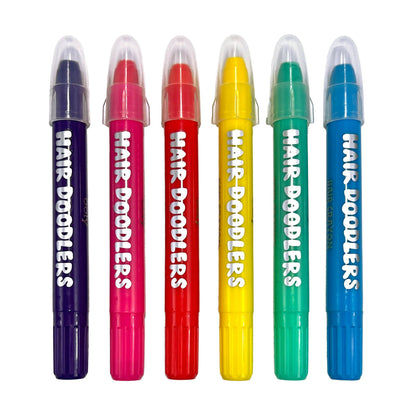 Hair Doodlers Hair Crayons - Set of 6