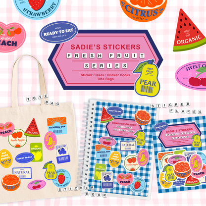 Fresh Fruit Labels Stickers
