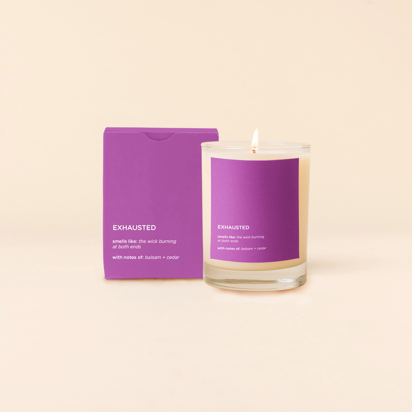 Sassy Rocks Glass Candle