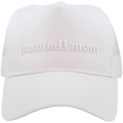Baseball Mom 3-D Embroidered Hat