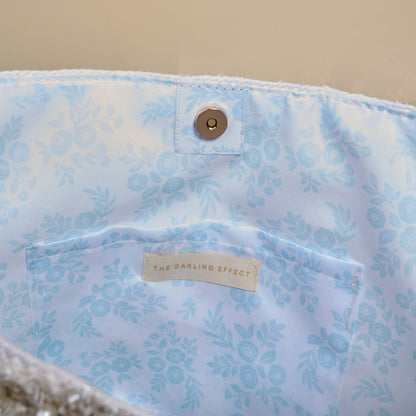 Bride Straw & Sun Tote