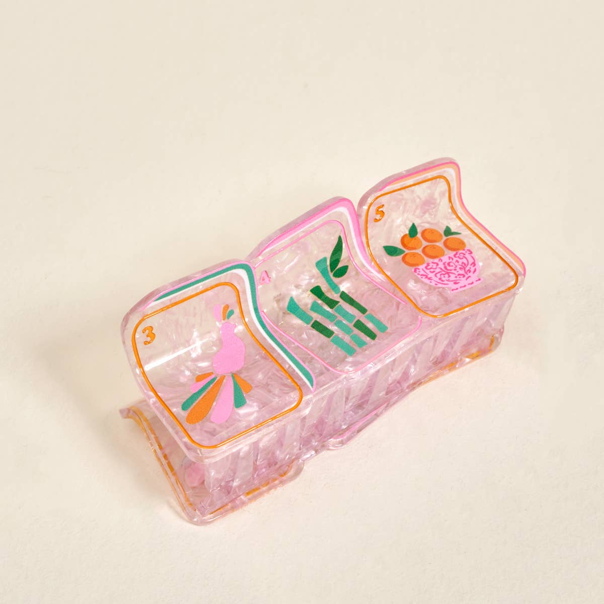 Mahjong Shape Up Claw Clip