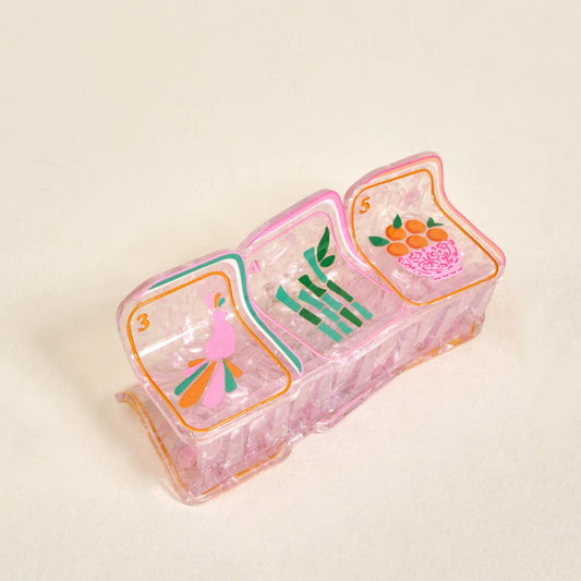 Mahjong Shape Up Claw Clip