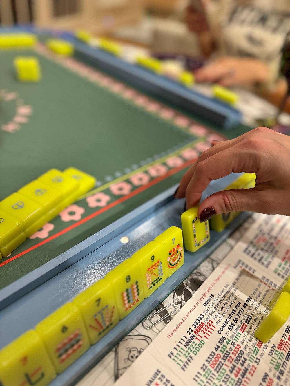 Mahjong Racks & Pushers | Set of 4