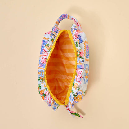 Ciao Bella Quilted Cosmetic Pouch