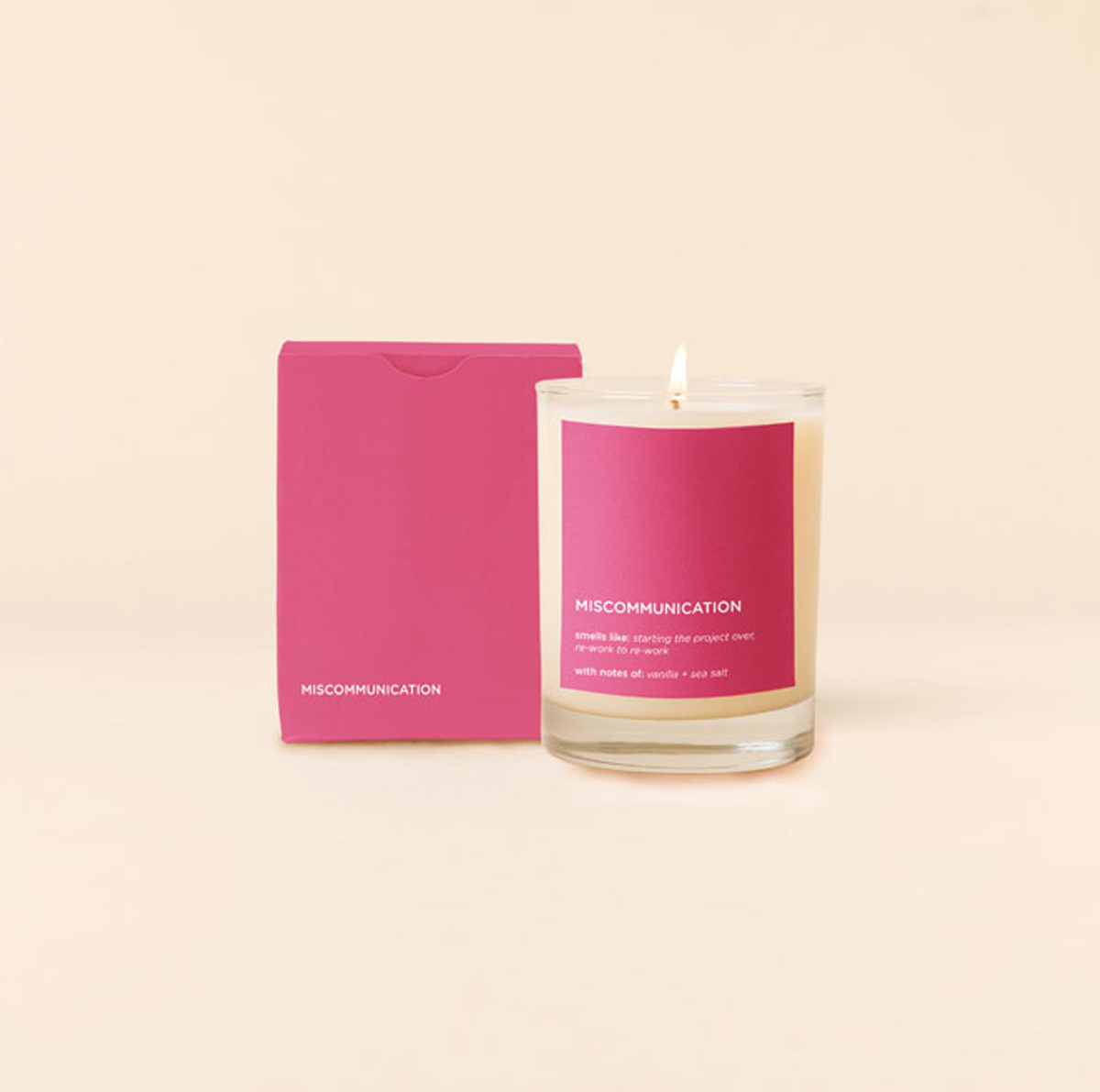 Sassy Rocks Glass Candle