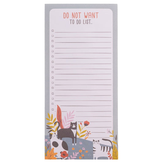 LONG MAGNETIC NOTEPAD  CAT (S24)