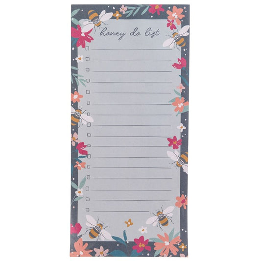 LONG MAGNETIC NOTEPAD  BEE (F22)