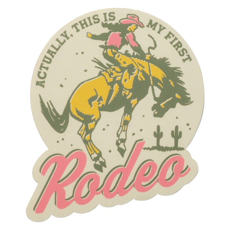 SHAPED STICKERS  FIRST RODEO SET OF 12 (S25)