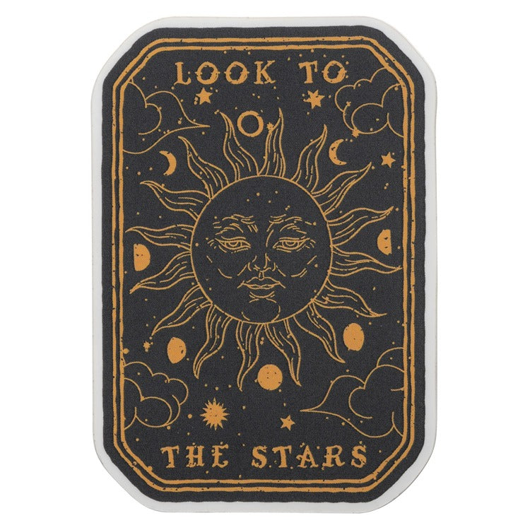 SHAPED STICKERS  STARS SET OF 12 (S25)