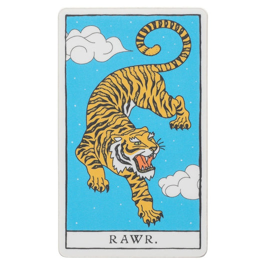 SHAPED STICKERS  TIGER SET OF 12 (S25)
