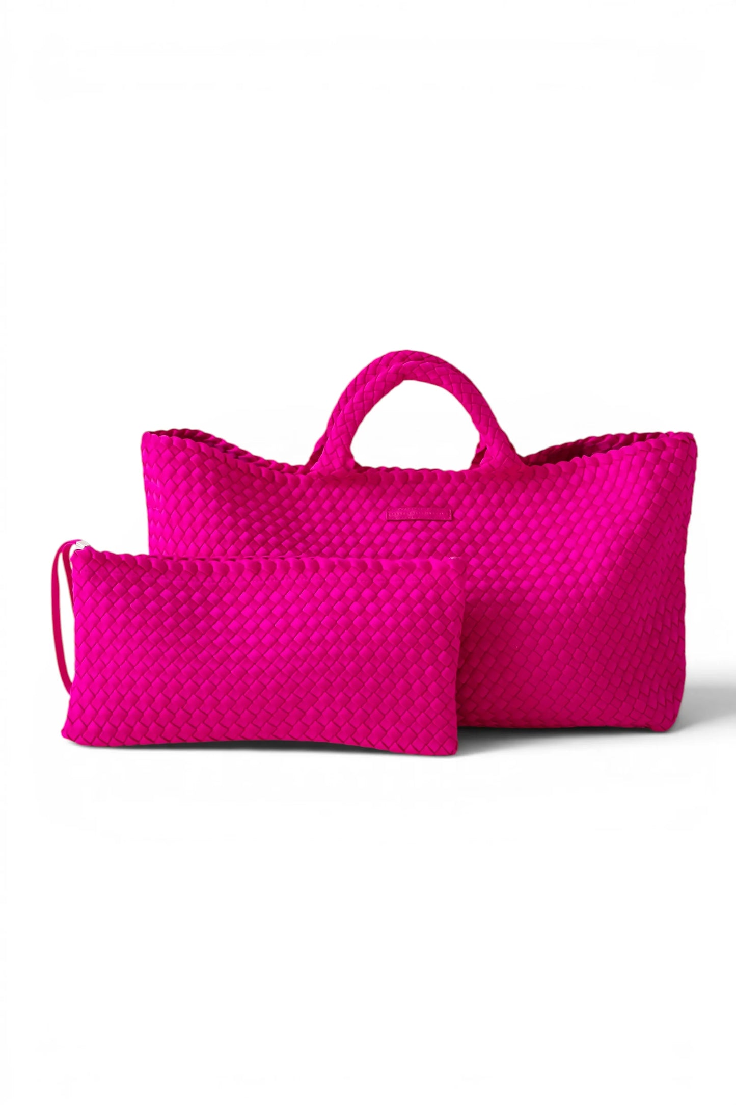 Woven Mahjong Bag and Matching Tile Bag