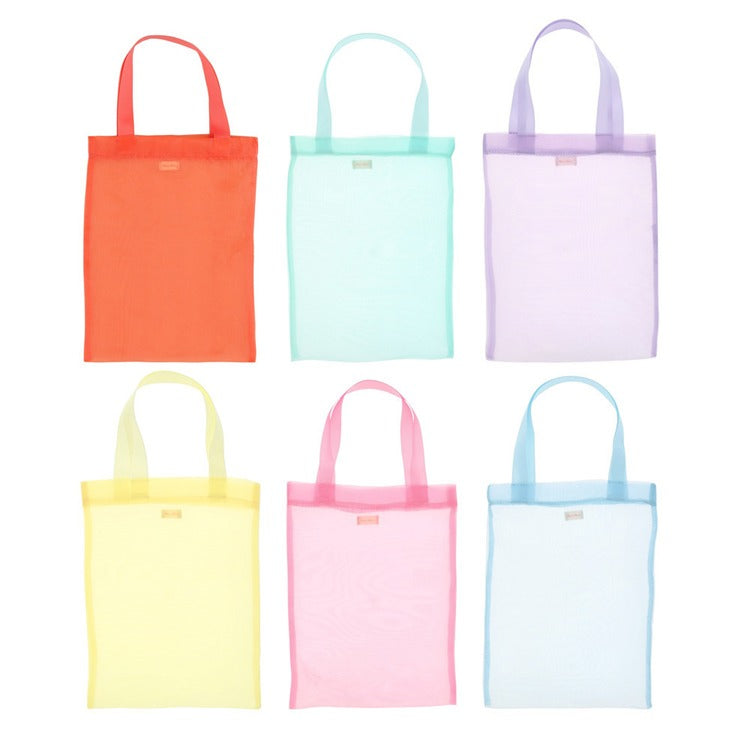 Rainbow Organza Party Bags (x 6)
