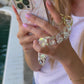 Clear Holographic Phone Wristlet Charm