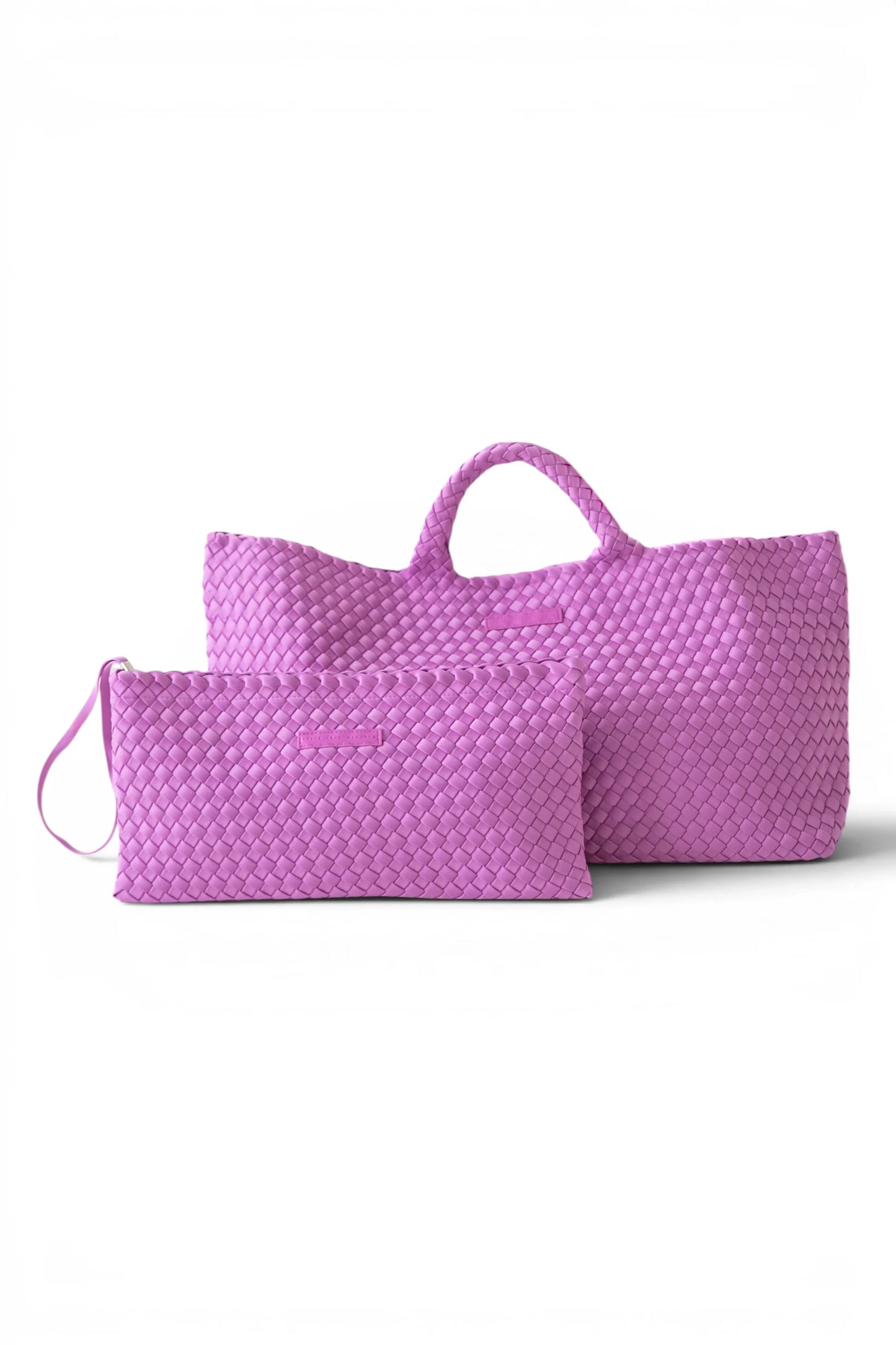 Woven Mahjong Bag and Matching Tile Bag