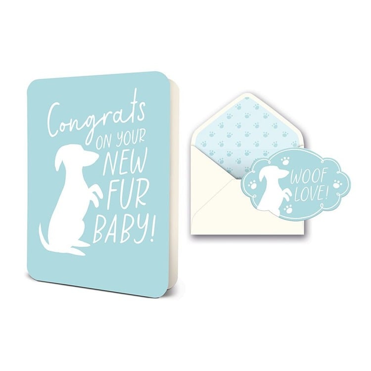 Fur Baby Deluxe Greeting Card