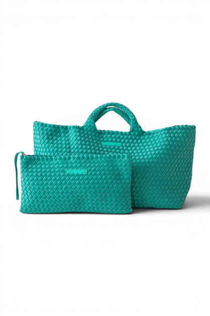Woven Mahjong Bag and Matching Tile Bag