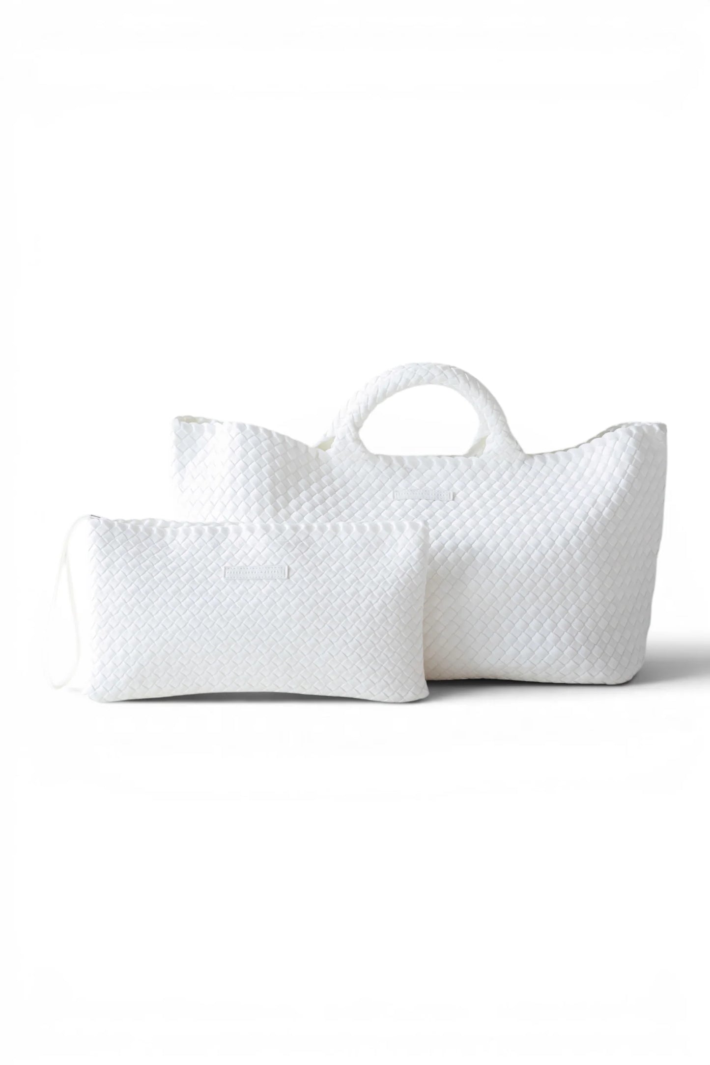 Woven Mahjong Bag and Matching Tile Bag